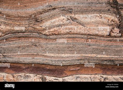 Ancient Rock Layers Ii Stock Photo Alamy