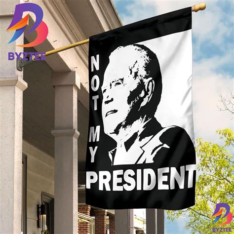 Not My President Flag Anti Biden Flag Porch Decor Joe Biden Will Never ...