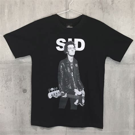 【送料無料 ロック バンド Tシャツ】 Sex Pistols Sid Vicious Bass Mens T Shirts