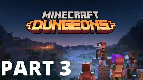 Minecraft Dungeons Gameplay Walkthrough Part 3 Soggy Swamp PS4 1080p