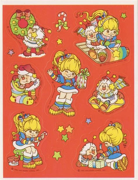 December 2014 Rainbow Brite Stickers Rainbow Brite 80s Cartoons