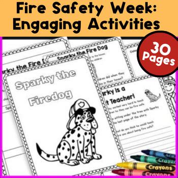 Fire Safety Week: Engaging Activities by Ellisa Truman | TPT