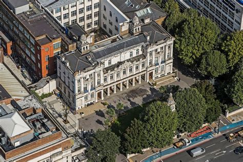 See QMUL London campus from high up in the sky