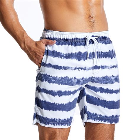 Waenqinla Swim Trunks For Men Plus Size Elastic Wiast Beach Shorts