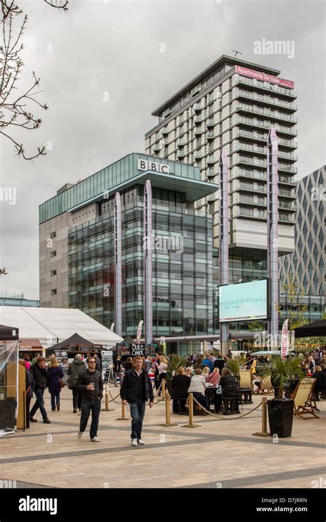 BBC Studios In MediaCityUK Salford Quays Stockfotografie Alamy