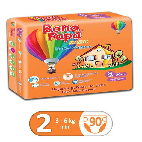 Bona Papa Baby Diapers Magic Mini Small No2 96 Pcs Ucaaz