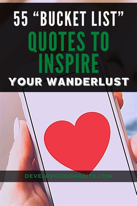 55 Bucket List Quotes To Inspire Your Next Adventure Bucket List