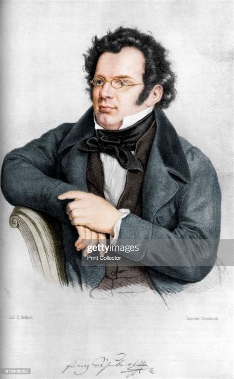 Franz Peter Schubert Austrian Composer A Print From Les Musiciens