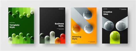 premium vector modern placard design vector layout composition
