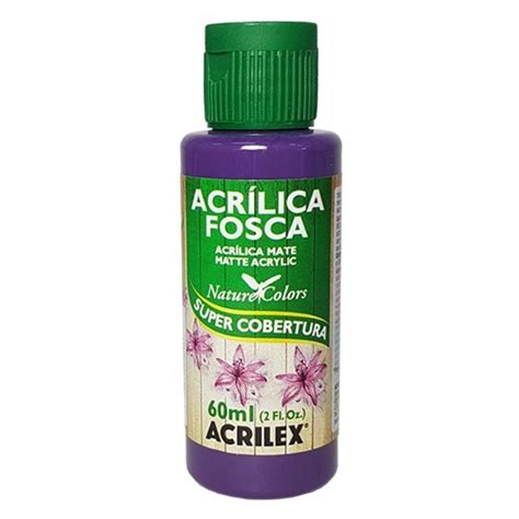 Tinta Acrílica 60 ml violeta escuro Fosca Acrilex Submarino