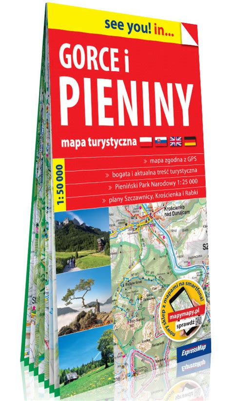 Gorce I Pieniny Mapa Turystyczna Opracowanie Zbiorowe