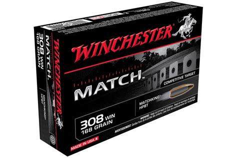 Winchester 308 Win 168 Gr HPBT Match 20 Box Sportsman S Outdoor