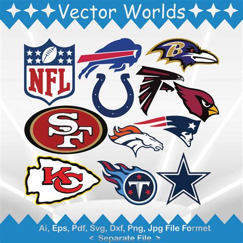 Nfl Team Logo SVG Vector Design - MasterBundles