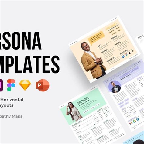 Persona Templates Motivation Goals Templates Customer Persona