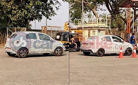 Exclusive Tata Tiago Tigor Cng Variants Spotted Testing