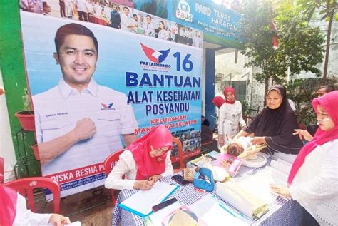 Bacaleg Partai Perindo Beri Bantuan Alkes Ke Posyandu Di Manggarai Jaksel