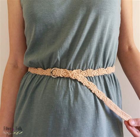 Boho Macrame Belt Tutorial Fibre And Folk Crochet Knitting Sewing