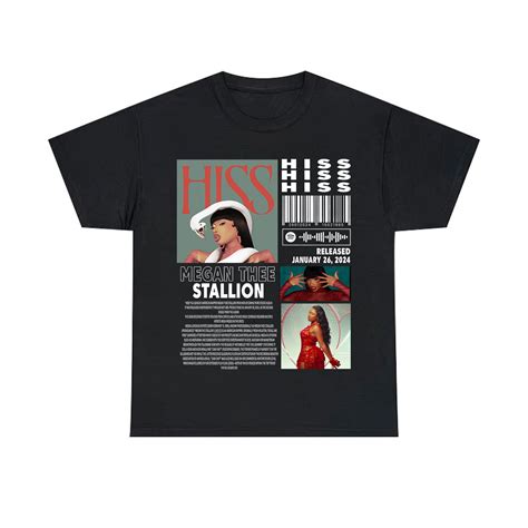 Megan Thee Stallion Music Merch Shirt Hiss Album S Tee Mts Tour