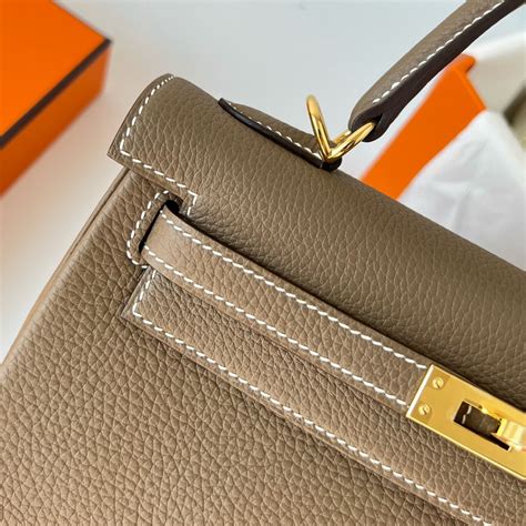 Hermes Kelly Togo Cc Etoupe Golden Hardware Herm S Birkin Kelly