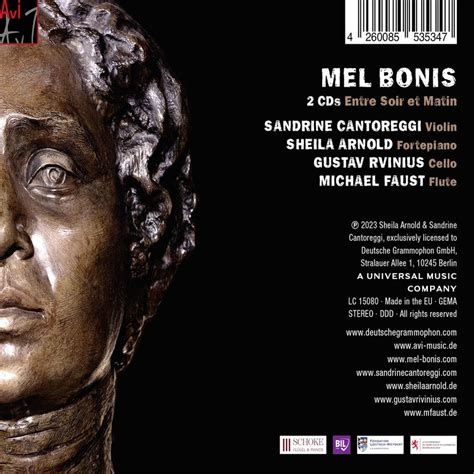 Sandrine Cantoreggi Sheila Arnold Mel Bonis Entre Soir Et Matin Cd