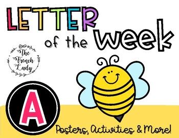 French Alphabet Activities | Alphabet Worksheets | Letter of the Week