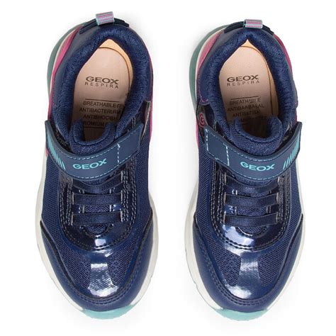 Sneakersy Geox J Spaceclub G C J Vc C S Navy Eobuwie Pl