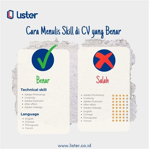 30 Contoh Keahlian Dalam CV Cara Menulis Skill Yang Benar Lister Co Id