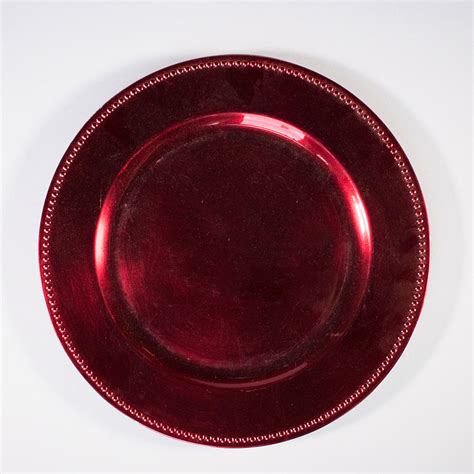 embossed red underplate chg