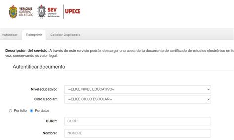 Certificado De Secundaria Veracruz