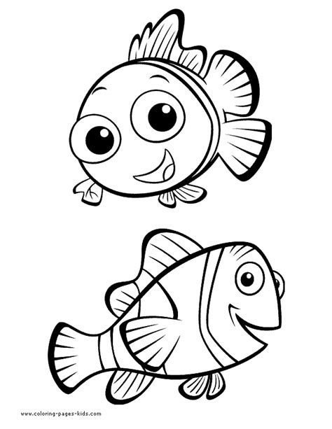 Finding Nemo coloring pages - Coloring pages for kids - disney coloring ...