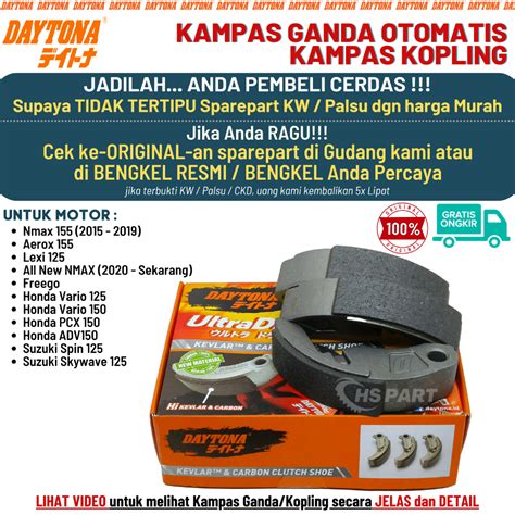 Jual Kampas Ganda Kopling Otomatis Nmax Original Vario Freego Pcx