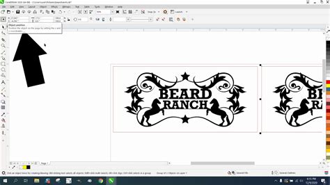 Corel Draw Tips Tricks Object Position YouTube
