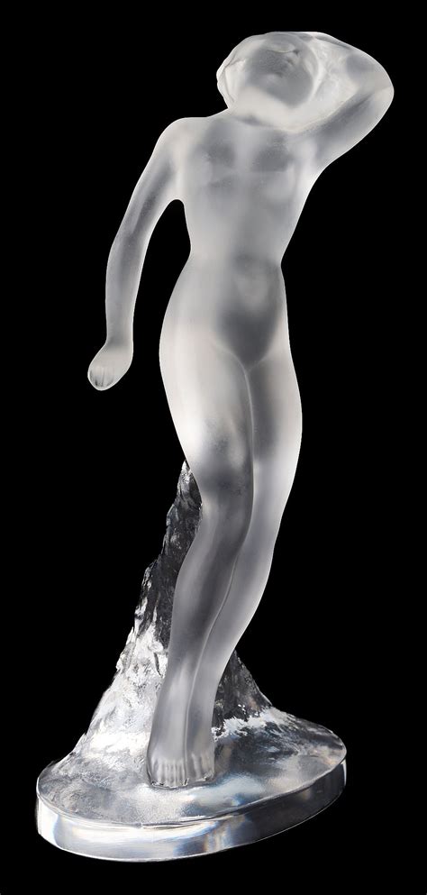 Lot Lalique Crystal Nude Sculptures Incl Seasons Case Auctions