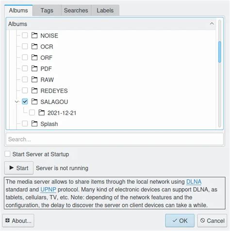 Server Multimediale Digikam Manual Documentazione