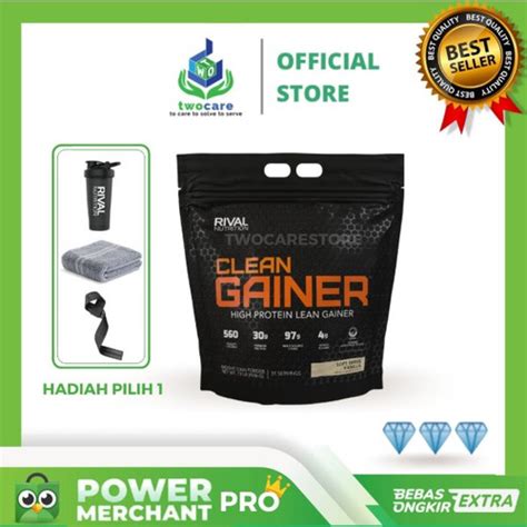 Jual Mass Gainer Rival Nutrition Clean Gainer 12 Lbs High Protein Gain