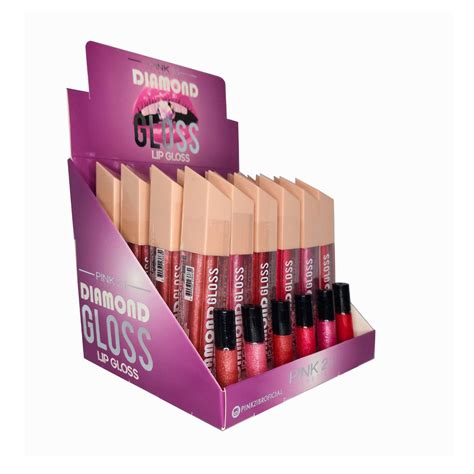 Lip Gloss Diamond Pink 21 Make No Atacado