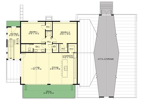 Modern Garage Apartment With Rv Bays For An Up Sloping Lot Sq