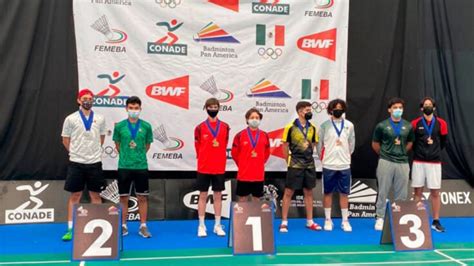 B Dminton Per Consigue Dos Medallas De Oro En Competencia En M Xico