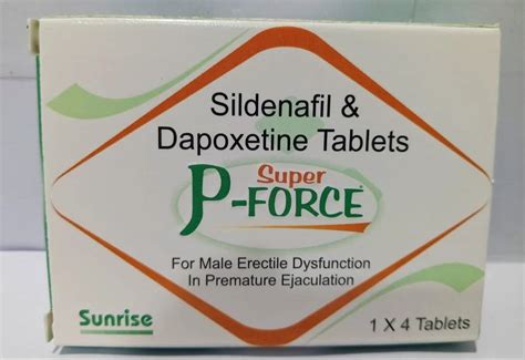 Sildenafil Medicine Super P Force Tablet Export Oriented Unit