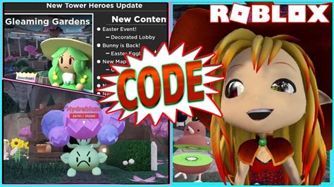 🥚 Loud New Code Duo New Gleaming Garden Map Roblox Tower Heroes