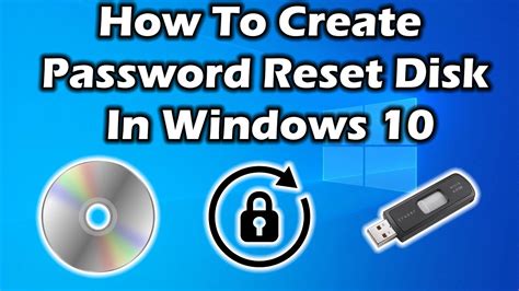 How To Create Password Reset Disk In Windows Youtube