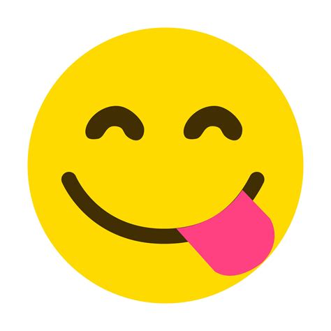 Yellow Happy Expression Emoji Playful 6416636 Vector Art At Vecteezy