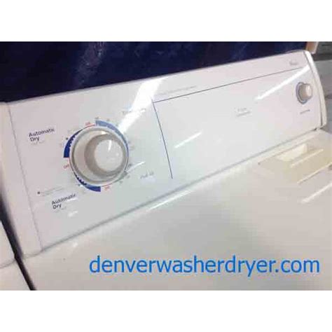 Whirlpool Commercial Quality Washer Dryer Extra Large Capacity 1434