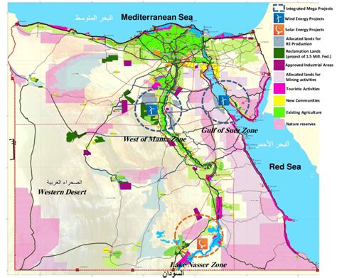 Urban Development Map of Egypt | Download Scientific Diagram