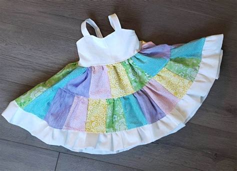 Pastel Rainbow Dress Rainbow Patchwork Dress Rainbow Outfit - Etsy