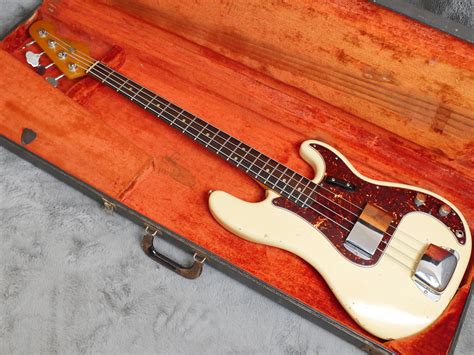 Fender Precision Bass 1965 Olympic White Bass For Sale Atb Guitars