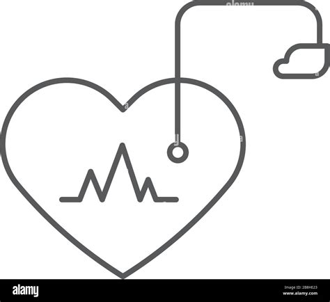 Artificial Cardiac Pacemaker Vector Icon Concept Isolated On White