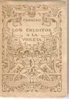 Eruditos Violeta Suplemento Von Cadalso Jose ZVAB