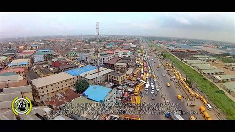 Amazing Aerial Video Of Highly Populated Places In Lagos Nigeria Youtube