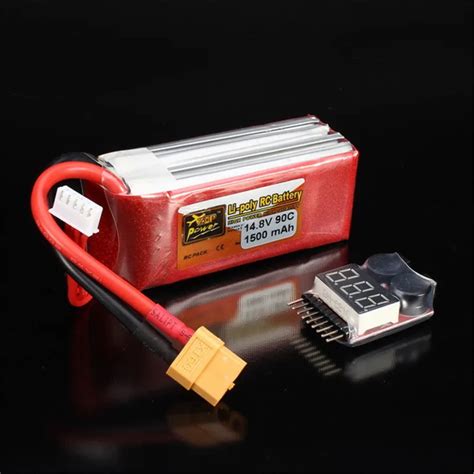 Rechargeable Lipo Battery ZOP Power 14 8V 1500mAh 4S 90C Lipo Battery